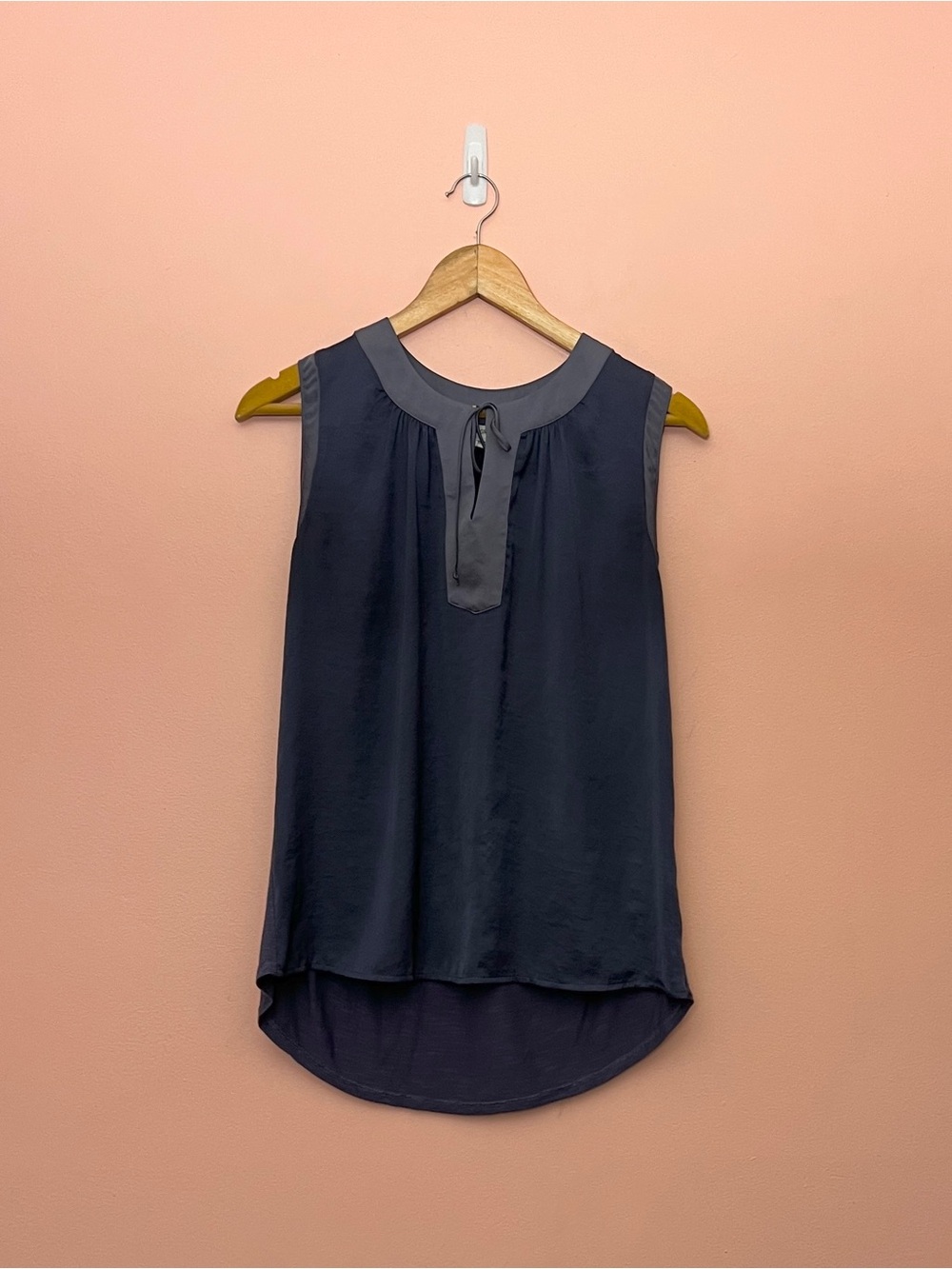 SweetGrey Blue Lightweight Dressy Tank Top Small